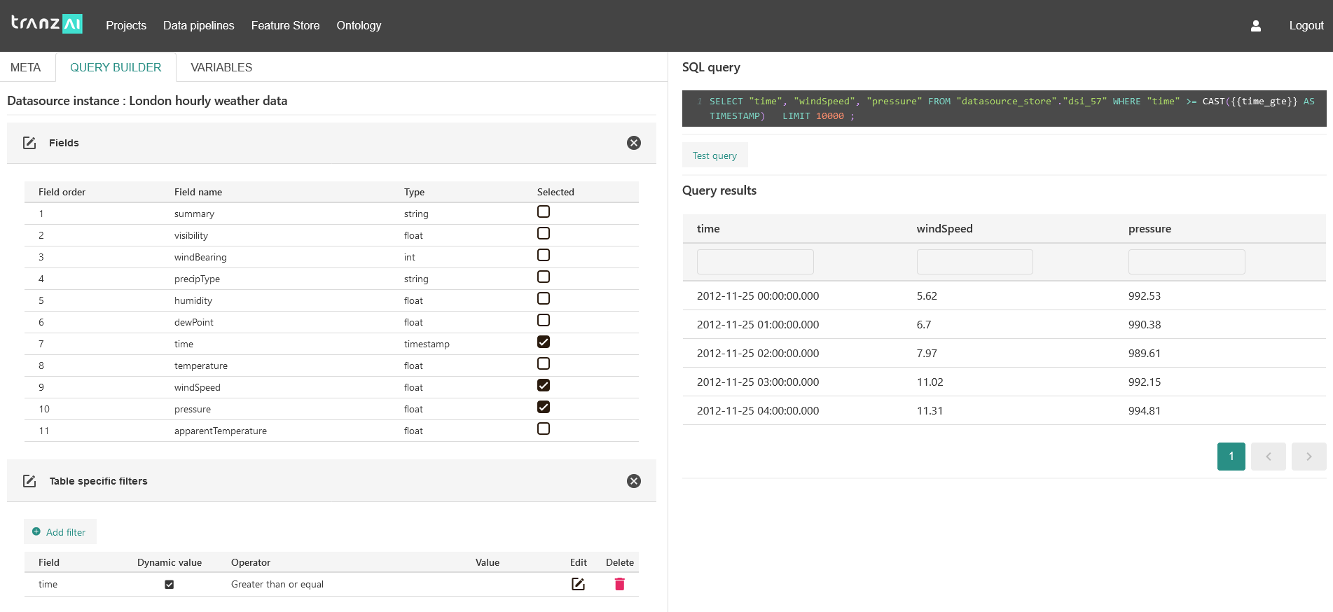 Cyberphiz SQL query visual editor